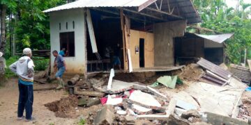 Banjir Bandang Terjang Gampong Kubu Aceh Utara, Satu Rumah Warga Rusak