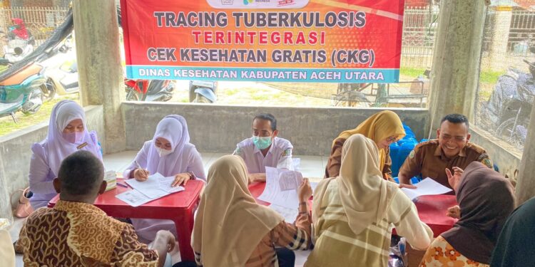 Lewat Cek Kesehatan Warga Gratis, Puskesmas Tanah Jambo Aye Cegah TBC