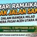 Meriahkan Milad Samudera Pasai, Disporaparekraf Gelar Gerak Jalan Santai untuk Masyarakat