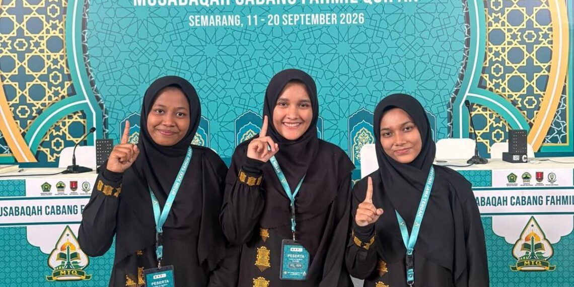 Sejarah Baru! Santriwati Aceh Sabet Juara 1 Fahmil Quran Putri di MTQ Nasional 2026