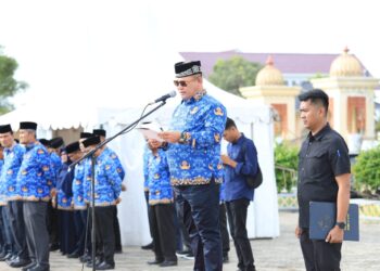 Bupati Aceh Utara Pimpin Upacara Hardikda ke-67, Tekankan Pentingnya Pendidikan Berkualitas