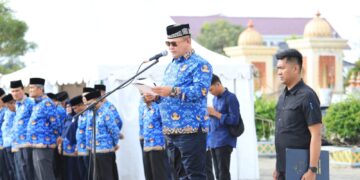 Bupati Aceh Utara Pimpin Upacara Hardikda ke-67, Tekankan Pentingnya Pendidikan Berkualitas
