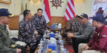 Wabup Aceh Utara Perkuat Sinergi dengan TNI AL Saat Kunjungi Lanal Lhokseumawe