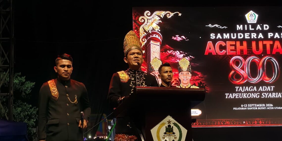 Wagub Aceh Tutup Milad Samudera Pasai ke-800, Ayah Wa Gaungkan “Aceh Utara Bangkit”
