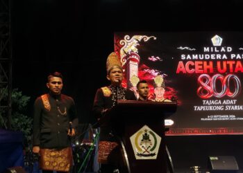 Wagub Aceh Tutup Milad Samudera Pasai ke-800, Ayah Wa Gaungkan “Aceh Utara Bangkit”