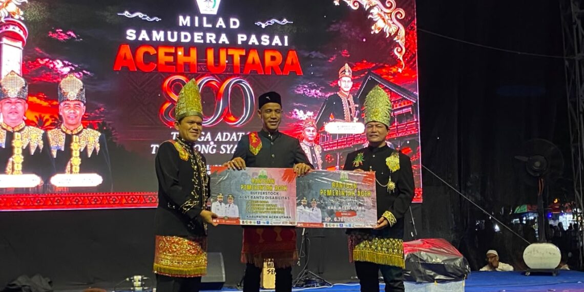 Dek Fadh Hadiri Penutupan Milad Samudera Pasai ke-800, Pemerintah Aceh Salurkan Bantuan Rp6,7 Miliar