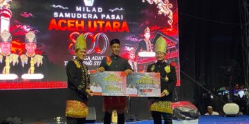 Dek Fadh Hadiri Penutupan Milad Samudera Pasai ke-800, Pemerintah Aceh Salurkan Bantuan Rp6,7 Miliar