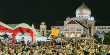 Malam Keenam Milad Samudera Pasai Dipadati Ribuan Warga, Panggung Budaya dan Hiburan Rakyat Bikin Landeng Bergemuruh