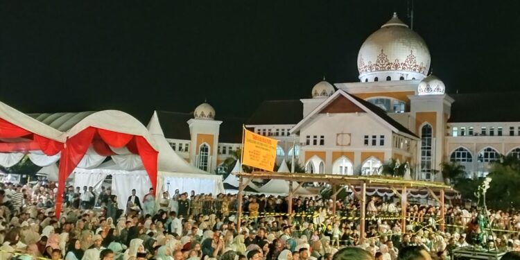 Malam Keenam Milad Samudera Pasai Dipadati Ribuan Warga, Panggung Budaya dan Hiburan Rakyat Bikin Landeng Bergemuruh