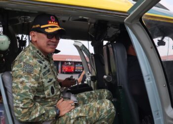 Kepala BNPB Menyusuri Jejak Api dari Udara, Pantau Karhutla Way Kambas