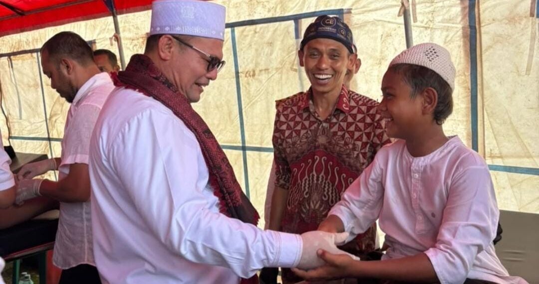 Sambut Hari Santri Nasional, Ayahwa Gelar Sunat Massal untuk Anak-anak di Aceh Utara