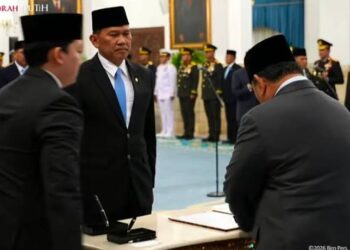 Prabowo Lantik Letjen TNI Kristomei Sianturis sebagai Kepala BNPB Gantikan Letjen TNI Suharyanto