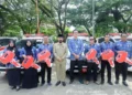 Bupati Al-Farlaky Serahkan 6 Ambulance Untuk Puskesmas