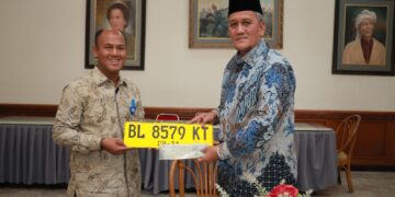 Kepedulian PIM untuk Aceh Utara, Bantuan Truk Sampah Diserahkan