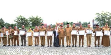 Bupati Ayah Wa Apresiasi 10 OPD dengan Kinerja Terbaik, Bappeda Raih Nilai AKIP Tertinggi