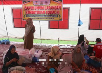 Dinsos Aceh Tenggara Buka Dapur Umum, Sekitar 2.000 lebih Porsi Makanan bagi Korban Banjir