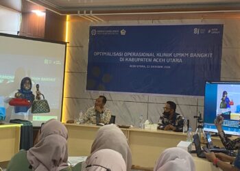 Antusiasme Pelaku UMKM Warnai Klinik UMKM Bangkit di Aceh Utara, Produk Kreatif Lokal Jadi Sorotan