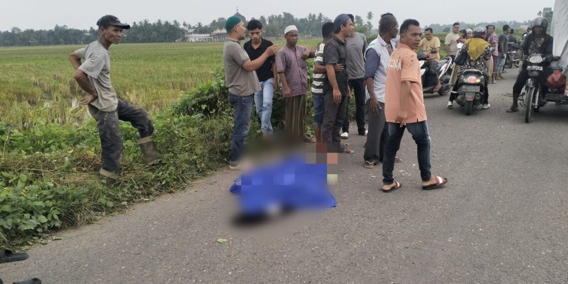 Tragis! Bocah Meninggal Dunia dalam Kecelakaan di Meurah Mulia Aceh Utara, Polisi Amankan Lokasi