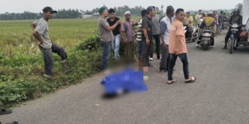 Tragis! Bocah Meninggal Dunia dalam Kecelakaan di Meurah Mulia Aceh Utara, Polisi Amankan Lokasi