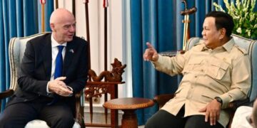 Prabowo Temui Presiden FIFA Gianni Infantino, Bahas Masa Depan Sepak Bola Indonesia