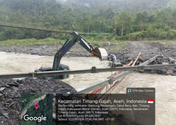 Kepala Desa Bintang Pepara Ucapkan Terima Kasih kepada Dandim Aceh Tengah
