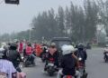 Respons Cepat Akibat Asap Karthula, PT PIM Bagikan Masker ke Pengguna Jalan Medan-Banda Aceh
