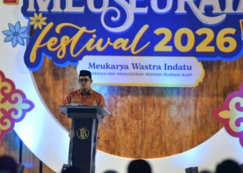 Pj. Sekda Aceh Hadiri Pembukaan Meuseuraya Festival 2026