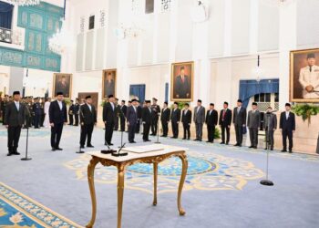 Presiden Prabowo Lantik Empat Wakil Menteri Kabinet Merah Putih di Istana Negara