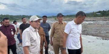 Wagub Aceh Dek Fadh Tinjau Sejumlah Infrastruktur dan Kondisi Sungai di Bireuen-Aceh Utara