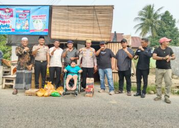 Polri Hadir untuk Masyarakat, Azalea Terima Bantuan Kursi Roda dari Kapolres Lhokseumawe