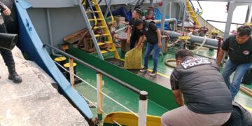 Kapal Tanker MV Global 168 Disergap, 1,16 Ton Narkotika Dikawal ke Pelabuhan Belawan